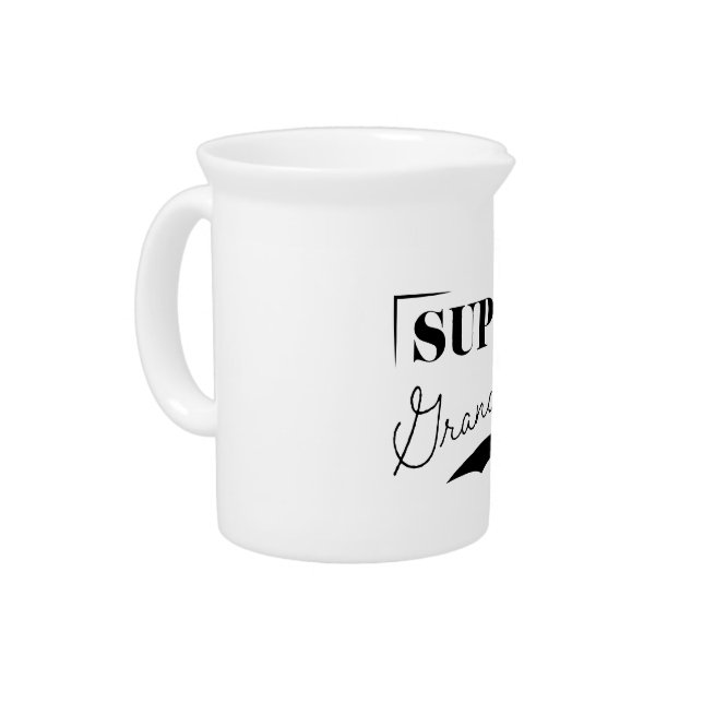Super Grandma Beverage Pitcher (Left)