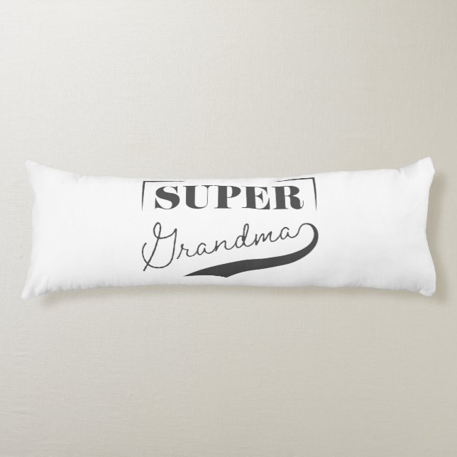Super Grandma Body Pillow (Front)