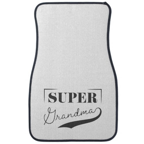 Super Grandma Car Floor Mat