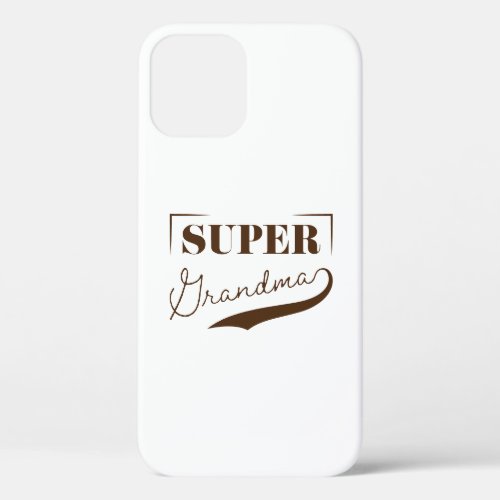 Super Grandma iPhone 12 Pro Case