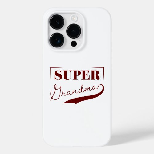 Super Grandma Case_Mate iPhone 14 Pro Case