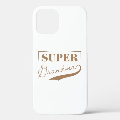 Super Grandma iPhone 12 Case
