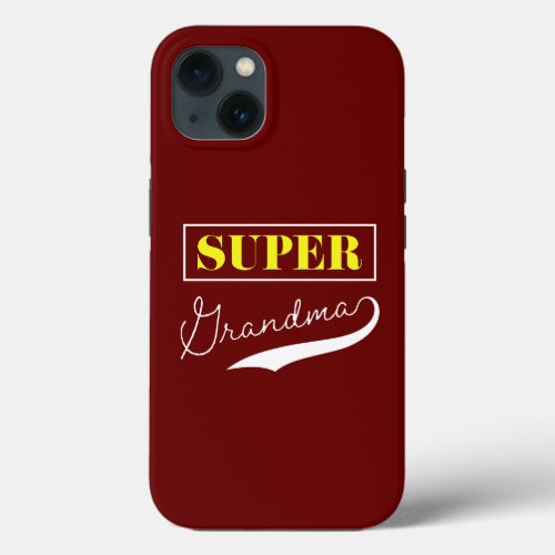 Super Grandma iPhone 13 Case