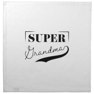 Super Grandma Cloth Napkin