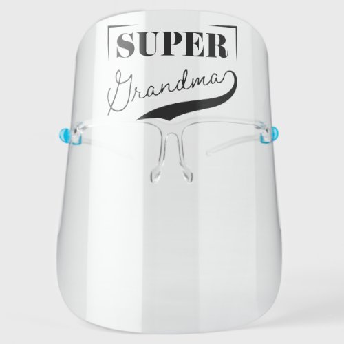 Super Grandma Face Shield
