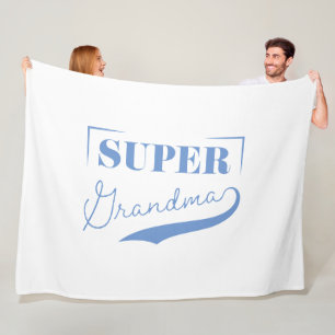 Super Grandma Fleece Blanket