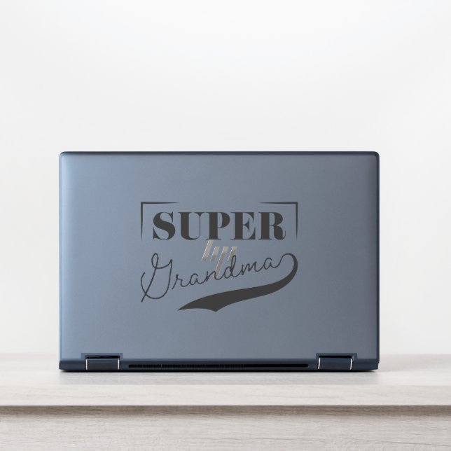 Super Grandma HP Laptop Skin (Front)