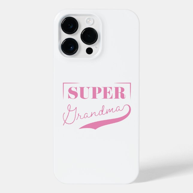 Super Grandma iPhone Case (Back)
