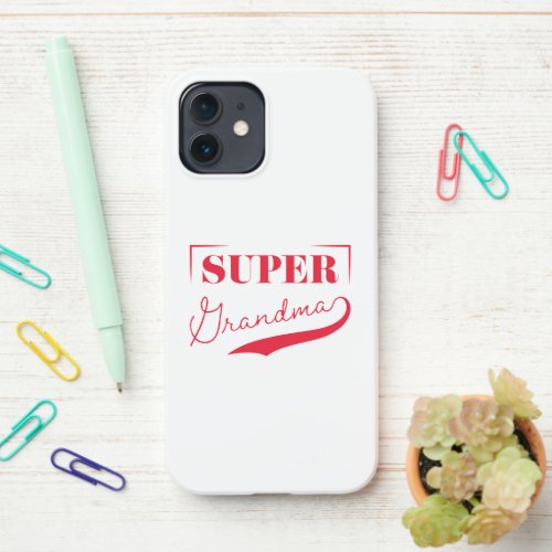 Super Grandma iPhone 12 Case