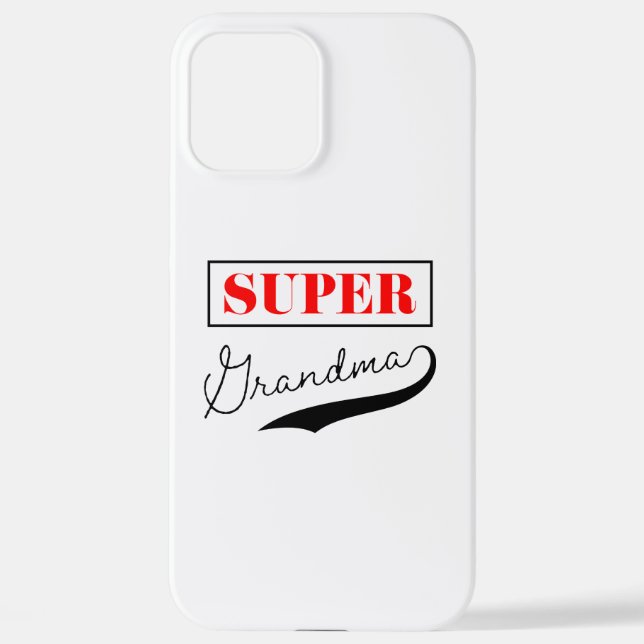 Super Grandma iPhone Case (Back)