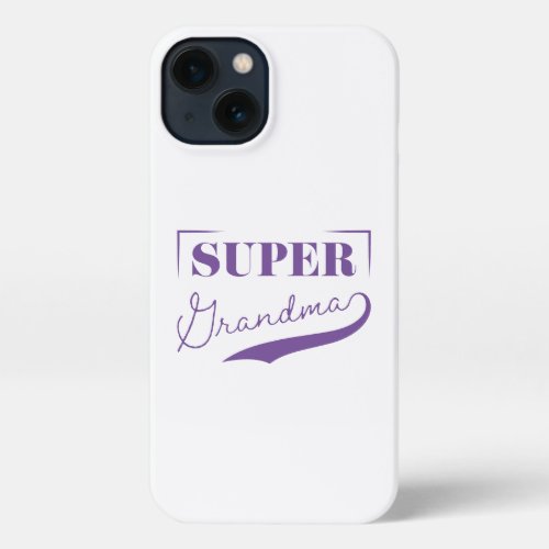 Super Grandma iPhone 13 Case