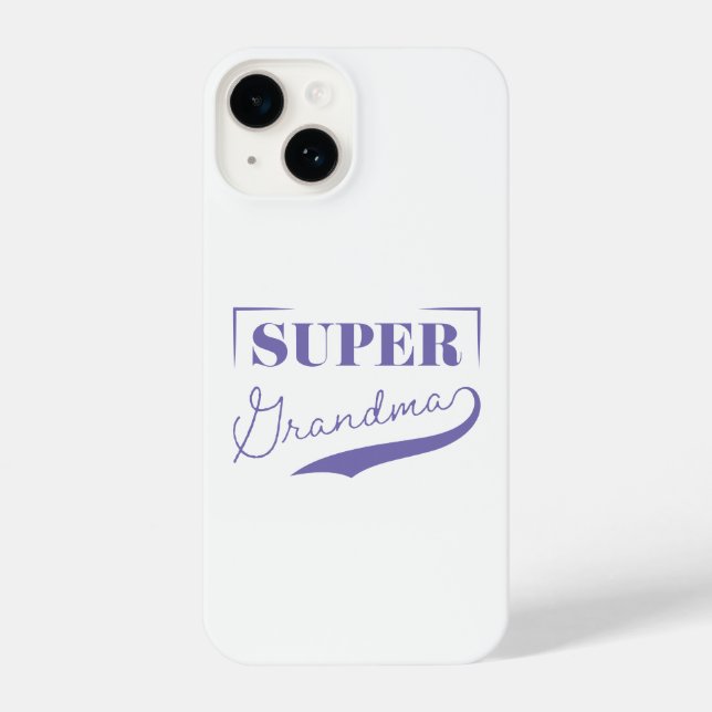 Super Grandma iPhone Case (Back)