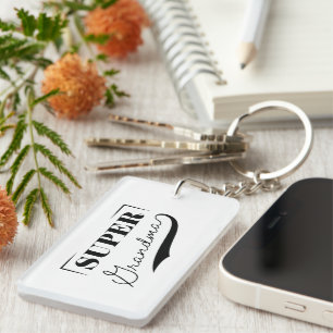 Super Grandma Keychain