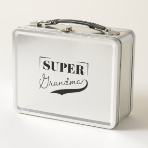 Super Grandma Metal Lunch Box