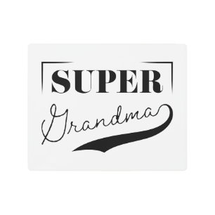 Super Grandma Metal Print