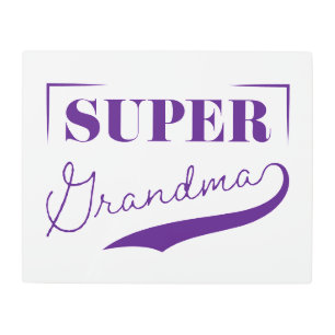 Super Grandma Metal Print