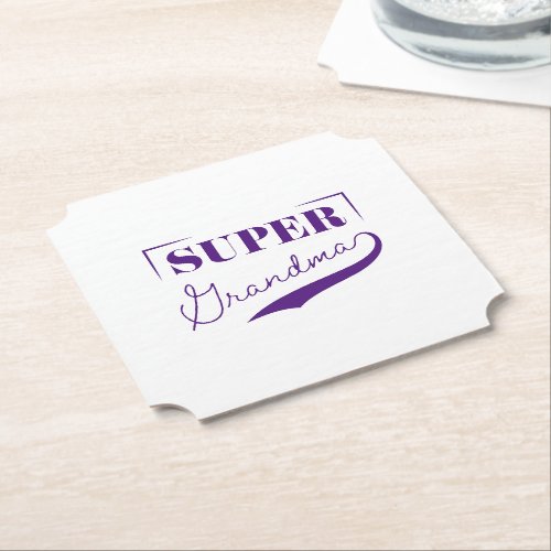 Super Grandma Paper Coaster