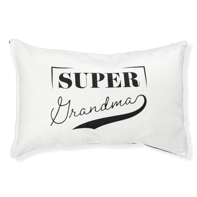 Super Grandma Pet Bed (Front)
