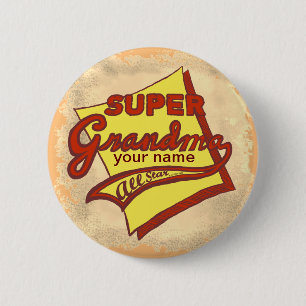 Super Grandma pin button
