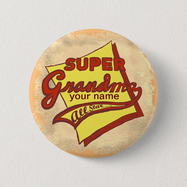 Super Grandma  pin button (Front)