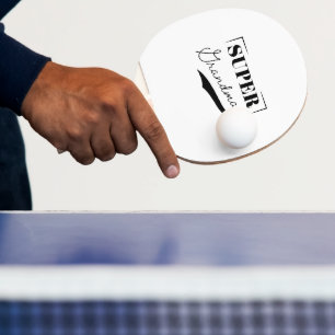 Super Grandma Ping Pong Paddle