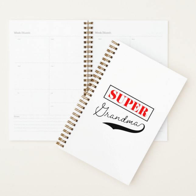 Super Grandma Planner (Display)