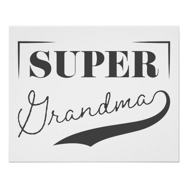Super Grandma Poster (Front)