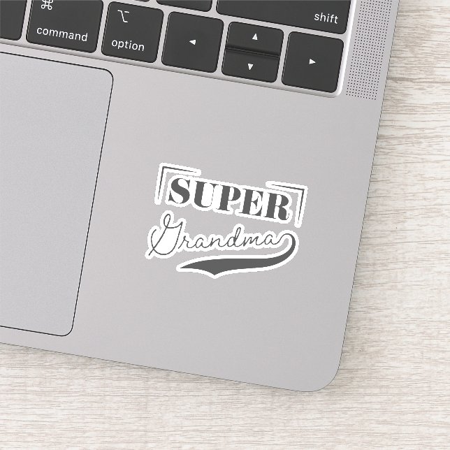 Super Grandma Sticker (Detail)