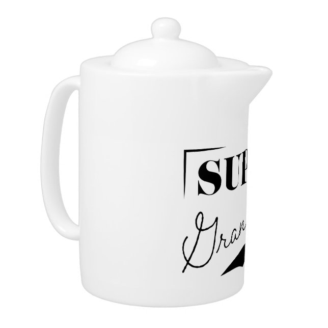 Super Grandma Teapot (Left)