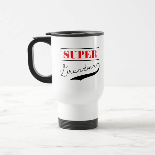 Super Grandma Travel Mug (Left)
