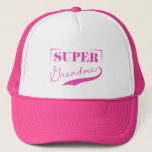 Super Grandma Trucker Hat at Zazzle