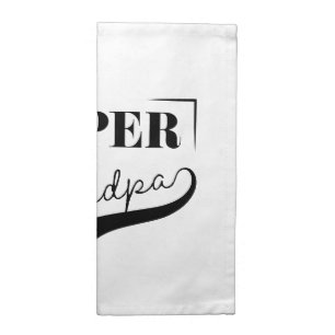 Super Grandpa Cloth Napkin