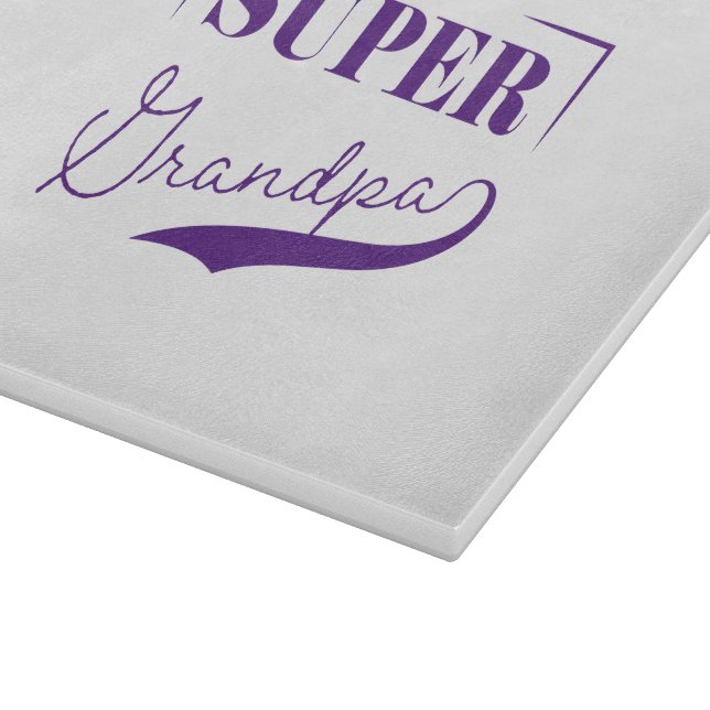 Super Grandpa Cutting Board (Corner)