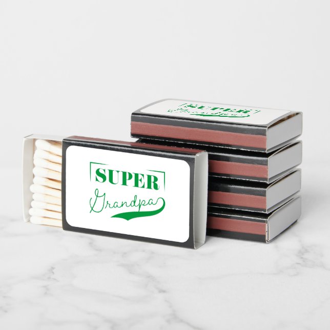 Super Grandpa Matchboxes (Stacked)