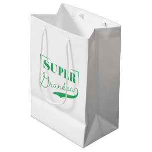 Super Grandpa Medium Gift Bag