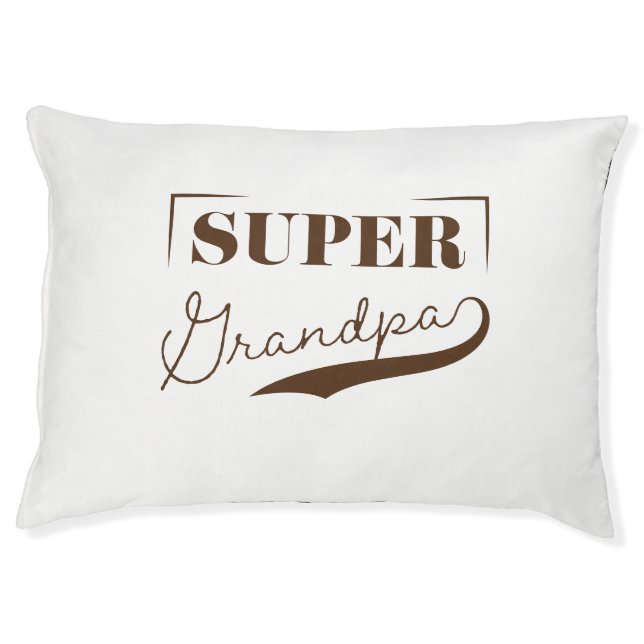 Super Grandpa Pet Bed (Front)