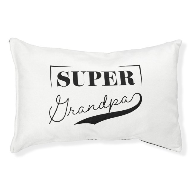 Super Grandpa Pet Bed (Front)