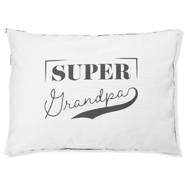 Super Grandpa Pet Bed (Front)