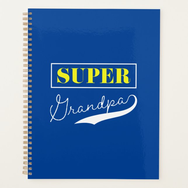 Super Grandpa Planner (Front)