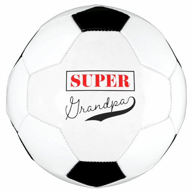 Super Grandpa Soccer Ball (Front)