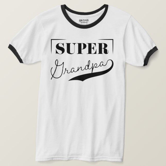 Super Grandpa T-Shirt (Design Front)