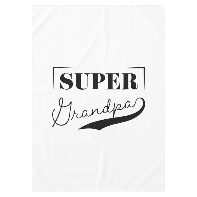 Super Grandpa Tablecloth (Front)