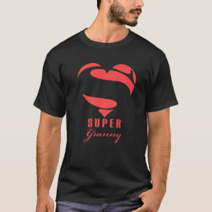 Super Granny Superhero Granny T Gift Mother Father T-Shirt