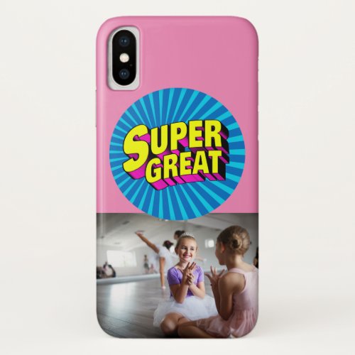 Super Great Custom Photo iPhone X Case