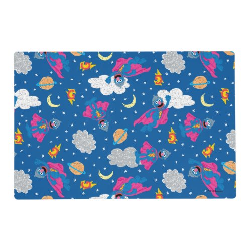 Super Grover 20 Night Sky Pattern Placemat