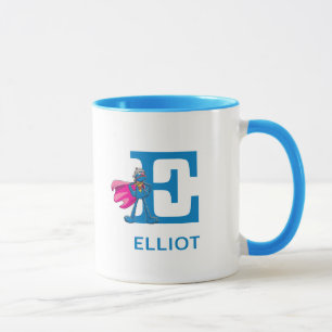 Super Grover Add Your Name & Monogram E Mug