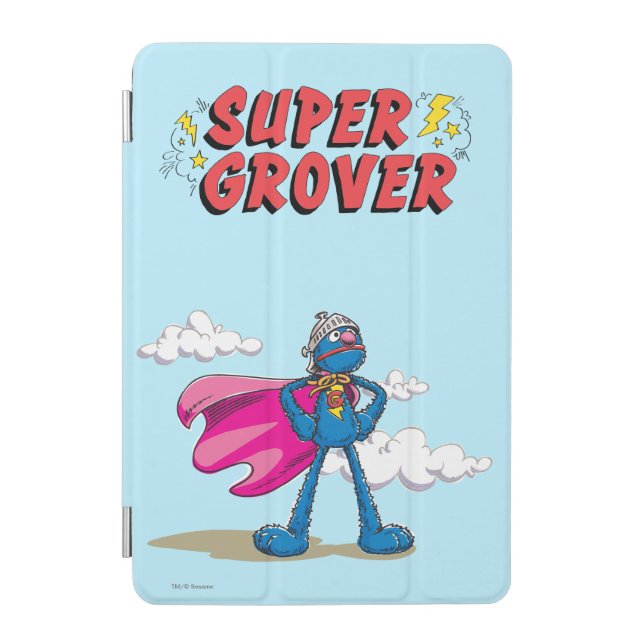 Super Grover iPad Mini Cover (Front)