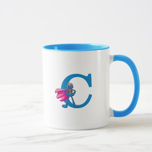 Super Grover Monogram C Mug