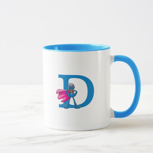 Super Grover Monogram D Mug
