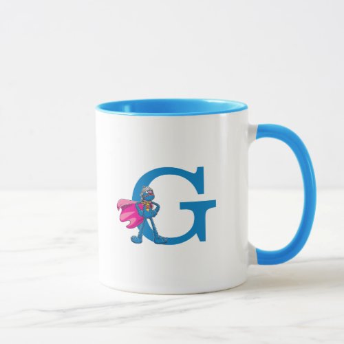 Super Grover Monogram G Mug
